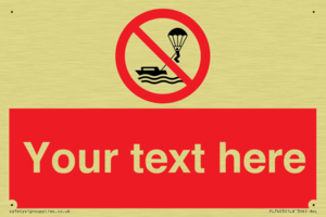 Custom No parasailing